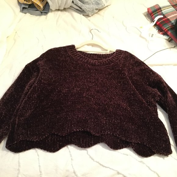 Pacsun purple chenille sweater - Picture 2 of 5